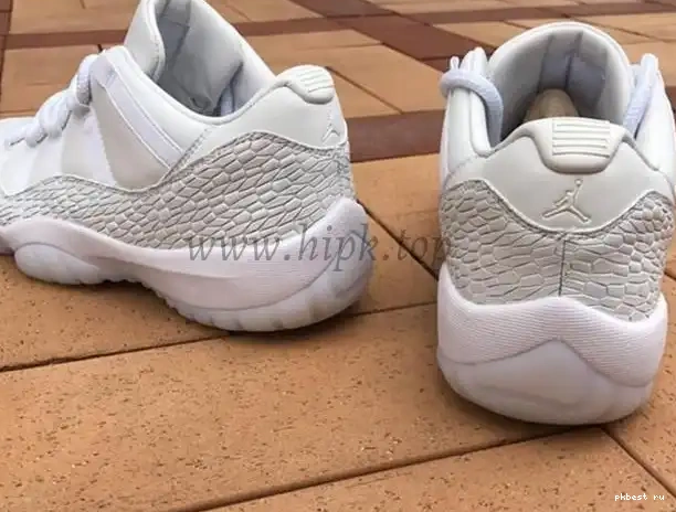 Authentic Air Low“Frost Jordan 11 White” 0605